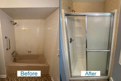 Low-maintenance, easy-clean shower materials